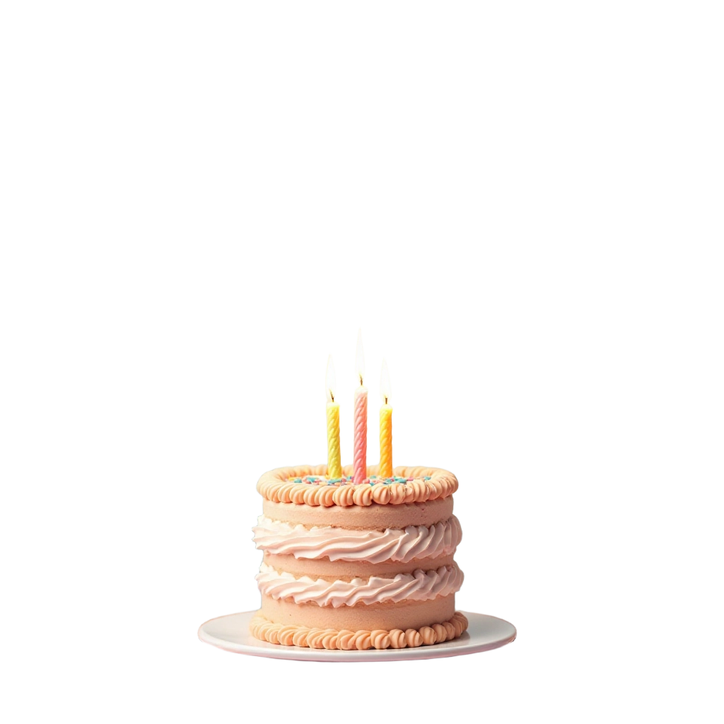 Birthday Cake with Candles